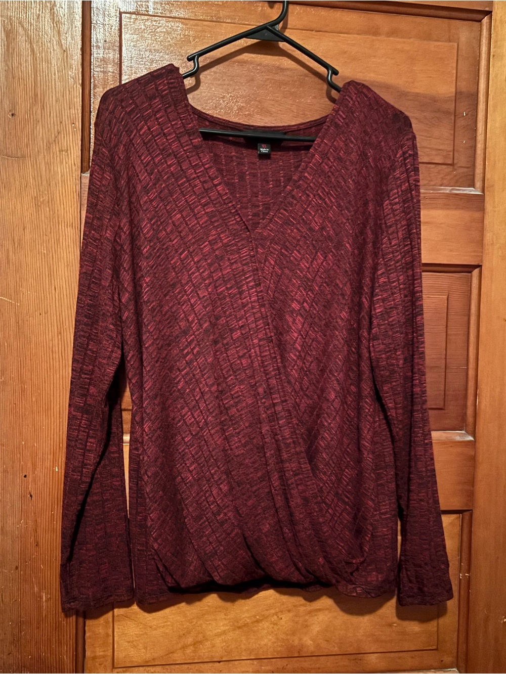 Rock & Republic Dark Red Top